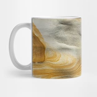 Geology Lines Sandstone Rock Weathering Liesegang Rings Mug